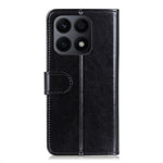 Wallet Case For Honor X8a 4G , Flip PU Leather Crazy Horse Texture Stand Phone Cover