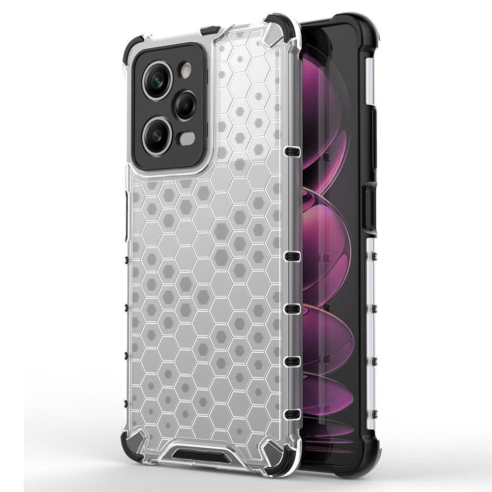 Xiaomi Redmi Note 12 Pro 5G / Note 12 Explorer 5G Honeycomb Texture TPU+PC mobilskal Baksida