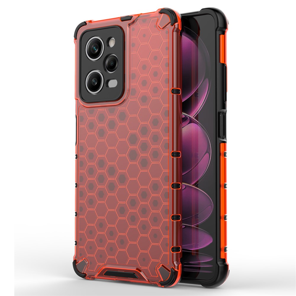Xiaomi Redmi Note 12 Pro 5G / Note 12 Explorer 5G Honeycomb Texture TPU+PC mobilskal Baksida