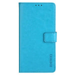 IDEWEI til Samsung Galaxy A34 5G PU-læder flip telefoncover beskyttende etui med standfunktion Crazy Horse tekstur pung