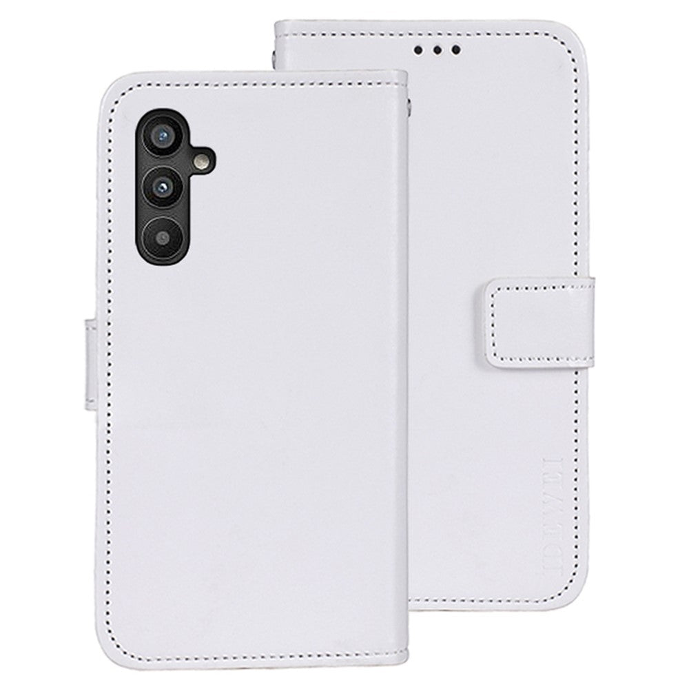 IDEWEI til Samsung Galaxy A34 5G PU-læder flip telefoncover beskyttende etui med standfunktion Crazy Horse tekstur pung