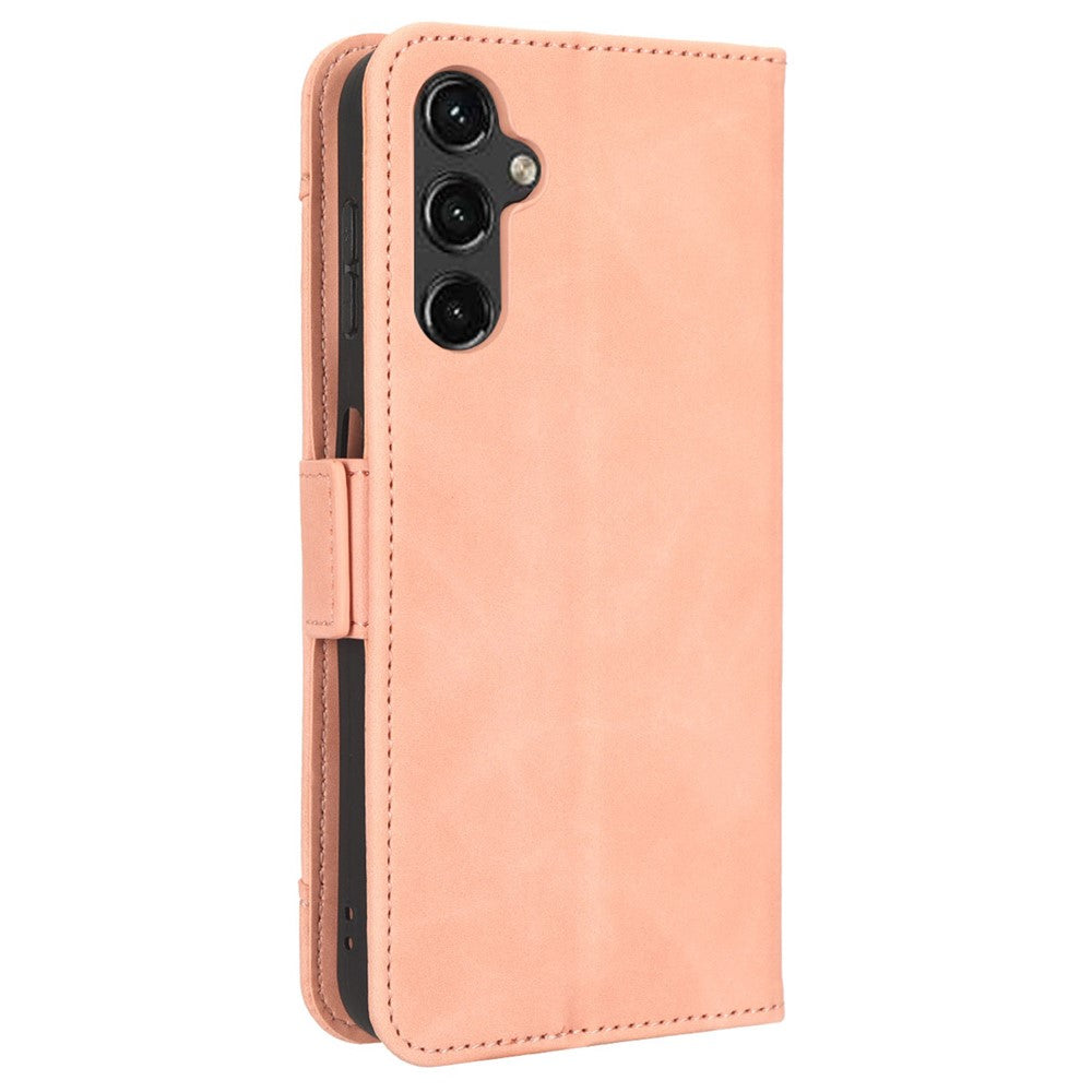 Samsung Galaxy A14 5G / A14 4G Plånboksfodral med flera kortplatser i PU-läder, stativ