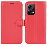 For Xiaomi Redmi Note 12 Pro+ 5G Litchi Texture Wallet Phone Cover with Stand