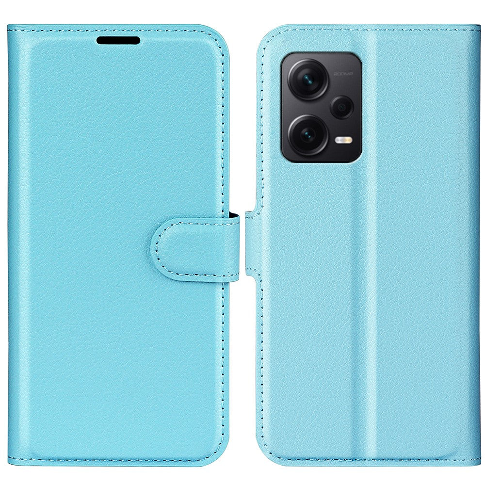 For Xiaomi Redmi Note 12 Pro+ 5G Litchi Texture Wallet Phone Cover with Stand