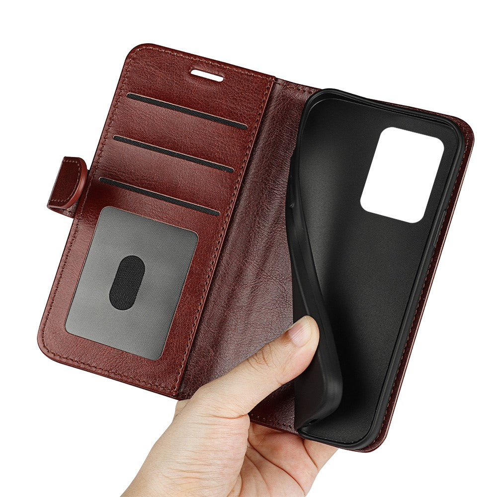 For Xiaomi Redmi Note 12 Pro+ 5G Crazy Horse Texture Case Leather Wallet Stand Cover