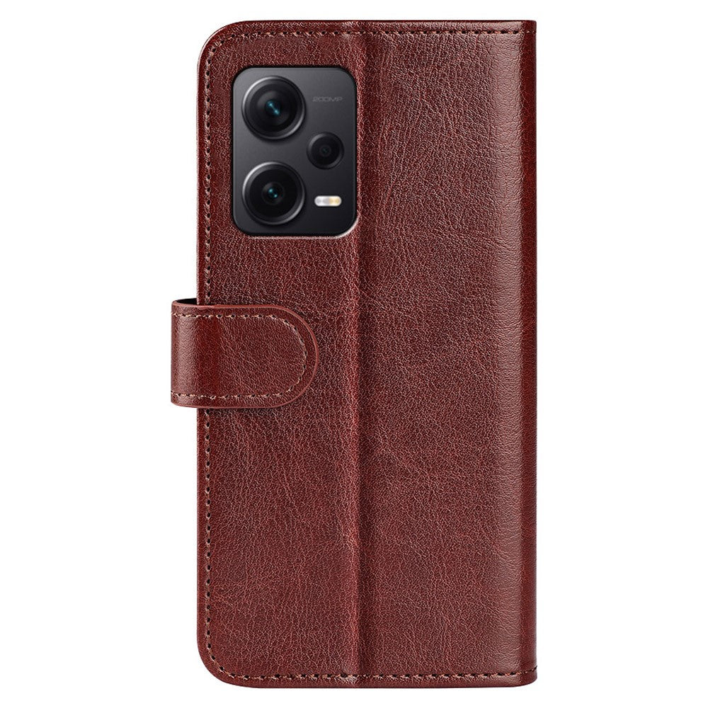 For Xiaomi Redmi Note 12 Pro+ 5G Crazy Horse Texture Case Leather Wallet Stand Cover