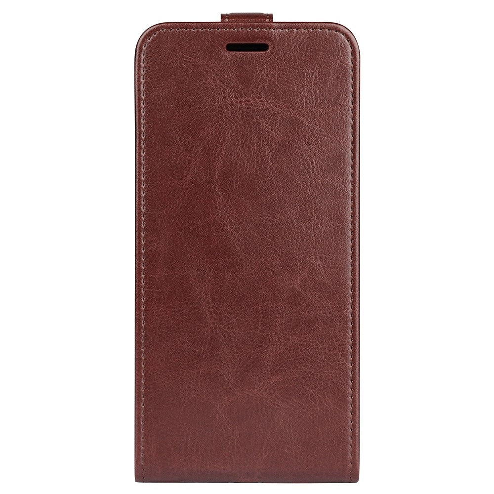 Vertical Flip Leather Cover for Xiaomi Redmi Note 12 Pro+ 5G , Crazy Horse Texture Case with Card Slot