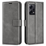 Xiaomi Redmi Note 12 Pro+ 5G mobilskal Kalvstruktur Stativ Plånboksfodral