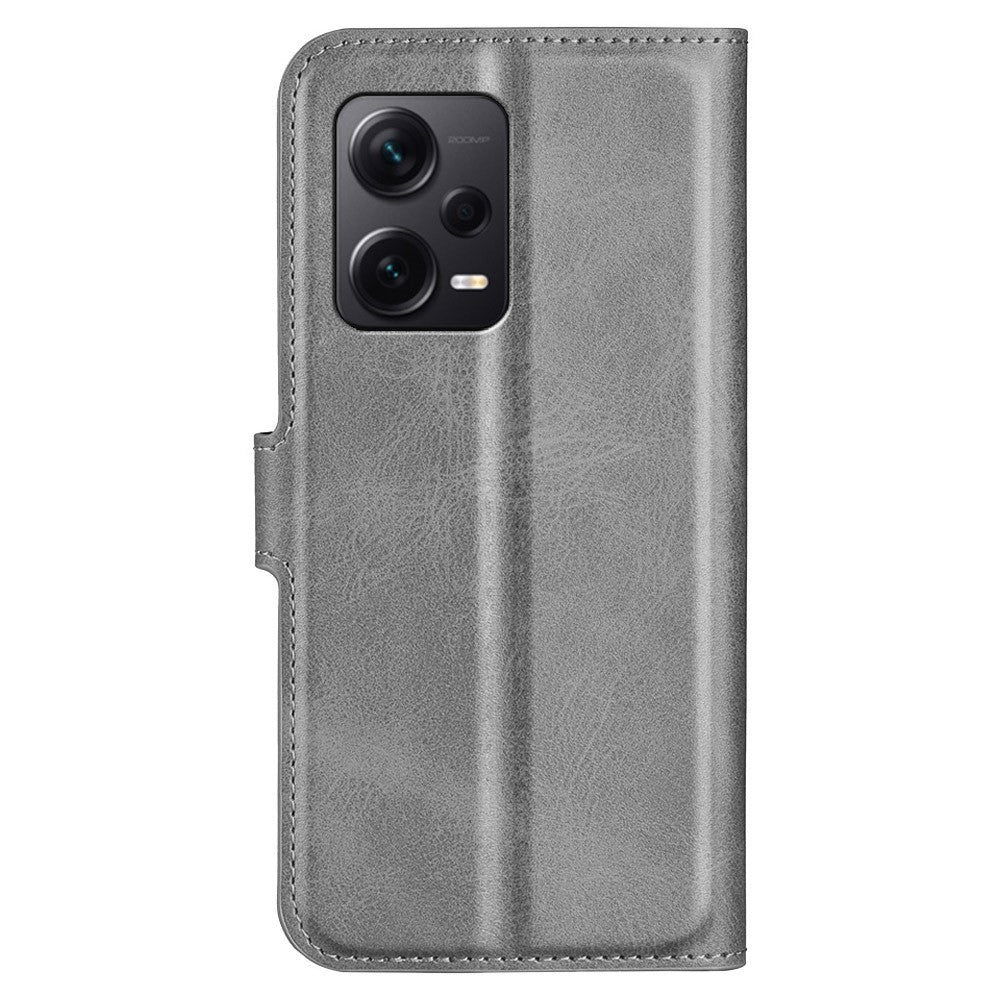 For Xiaomi Redmi Note 12 Pro+ 5G Phone Case Calf Texture Stand Wallet Cover