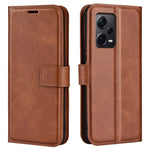 For Xiaomi Redmi Note 12 Pro+ 5G Phone Case Calf Texture Stand Wallet Cover