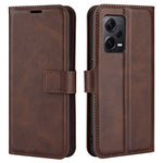 For Xiaomi Redmi Note 12 Pro+ 5G Phone Case Calf Texture Stand Wallet Cover