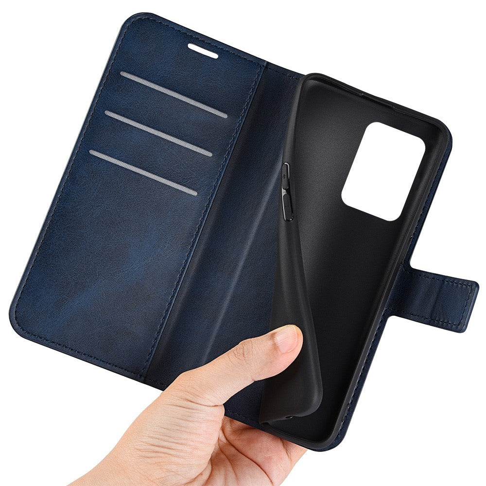 For Xiaomi Redmi Note 12 Pro 5G / Note 12 Pro Speed 5G / Poco X5 Pro 5G Cell Phone Case Calf Texture Stand Wallet Flip Cover
