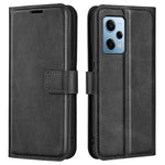 For Xiaomi Redmi Note 12 Pro 5G / Note 12 Pro Speed 5G / Poco X5 Pro 5G Cell Phone Case Calf Texture Stand Wallet Flip Cover