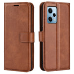 For Xiaomi Redmi Note 12 Pro 5G / Note 12 Pro Speed 5G / Poco X5 Pro 5G Cell Phone Case Calf Texture Stand Wallet Flip Cover