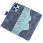 For Xiaomi Redmi Note 12 Pro 5G / Note 12 Pro Speed 5G / Poco X5 Pro 5G Dual Color Splicing Wallet Stand PU Leather Cover
