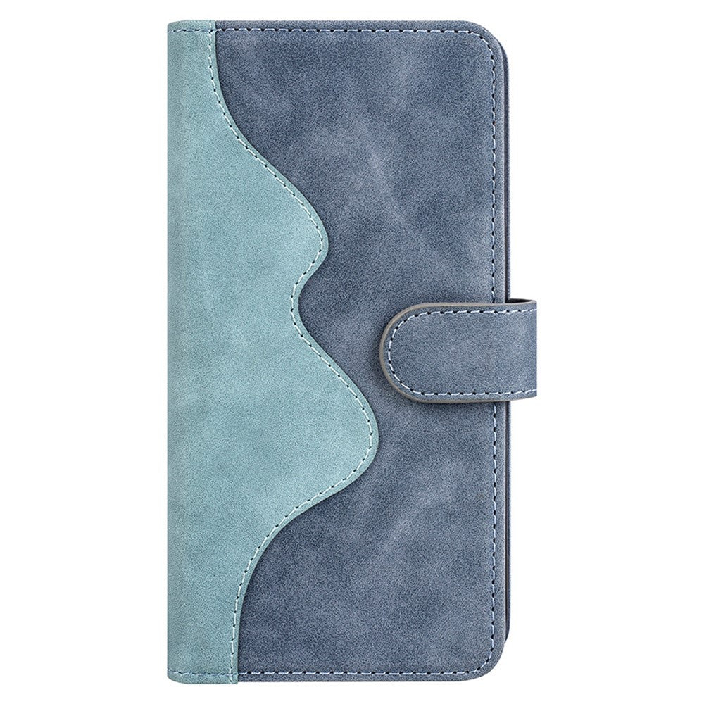 For Xiaomi Redmi Note 12 Pro 5G / Note 12 Pro Speed 5G / Poco X5 Pro 5G Dual Color Splicing Wallet Stand PU Leather Cover