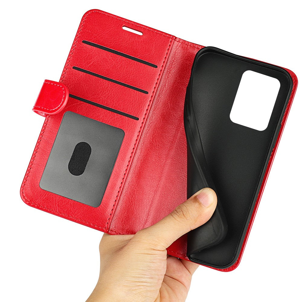 For Xiaomi Redmi Note 12 Pro 5G / Note 12 Pro Speed 5G / Poco X5 Pro 5G Leather Wallet Case Crazy Horse Texture Stand Cover