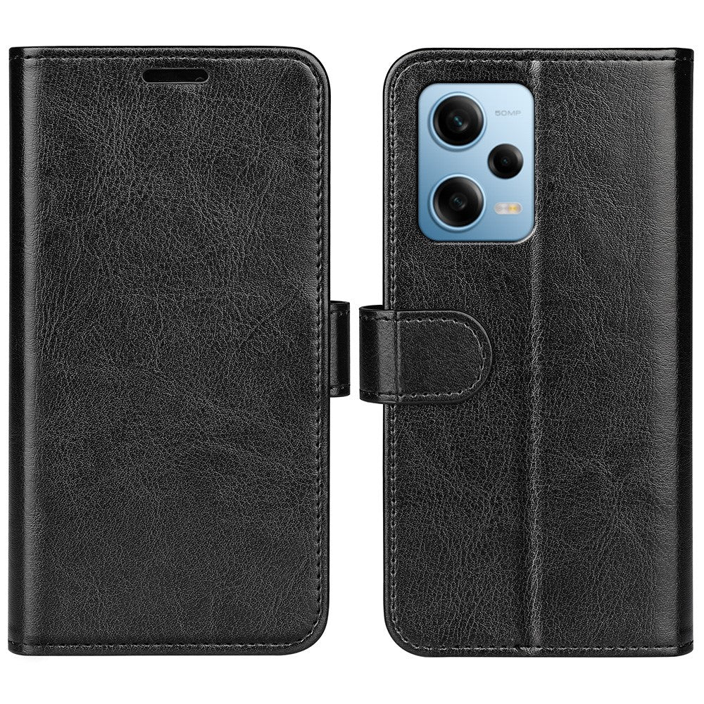 For Xiaomi Redmi Note 12 Pro 5G / Note 12 Pro Speed 5G / Poco X5 Pro 5G Leather Wallet Case Crazy Horse Texture Stand Cover