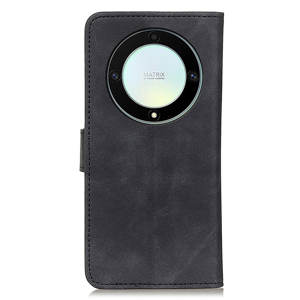 KHAZNEH Læder Telefoncover Til Honor X9a 5G / Magic5 Lite 5G / X40 5G, Retro Tekstur Flip Pung Cover Stativ