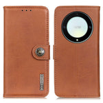 KHAZNEH For Honor X9a 5G / Magic5 Lite 5G / X40 5G Anti-drop Phone Case Cowhide Texture Leather Cover Wallet Stand