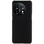 OnePlus 11 5G gummibelagt texturerat mobilskal hårt PC anti-fingeravtrycksmobilskal
