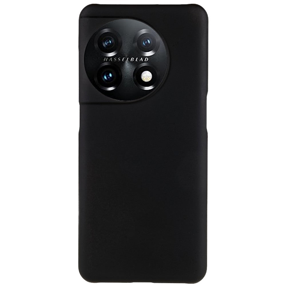 OnePlus 11 5G gummibelagt texturerat mobilskal hårt PC anti-fingeravtrycksmobilskal
