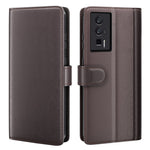 For Xiaomi Poco F5 Pro 5G / Redmi K60 Pro 5G / K60 5G Case Genuine Split Leather Phone Cover with Wallet Stand