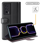 For Xiaomi Poco F5 Pro 5G / Redmi K60 Pro 5G / K60 5G Case Genuine Split Leather Phone Cover with Wallet Stand