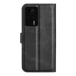 For Xiaomi Redmi K60E 5G Cell Phone Case Bag Calf Texture Stand Wallet Mobile Phone Cover