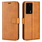 For Xiaomi Redmi K60E 5G Cell Phone Case Bag Calf Texture Stand Wallet Mobile Phone Cover
