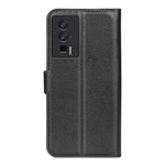Smartphone-skal för Xiaomi Poco F5 Pro 5G / Redmi K60 Pro 5G / K60 5G Litchitextur PU-läderplånbok stötsäkert mobilskal