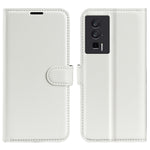 Smartphone-skal för Xiaomi Poco F5 Pro 5G / Redmi K60 Pro 5G / K60 5G Litchitextur PU-läderplånbok stötsäkert mobilskal