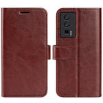 Cell Phone Cover For Xiaomi Poco F5 Pro 5G / Redmi K60 Pro 5G / K60 5G , Crazy Horse Texture Scratch-resistant Leather Wallet Case Stand