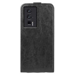 For Xiaomi Poco F5 Pro 5G / Redmi K60 Pro 5G / K60 5G PU Leather Crazy Horse Texture Vertical Flip Phone Cover Card Holder