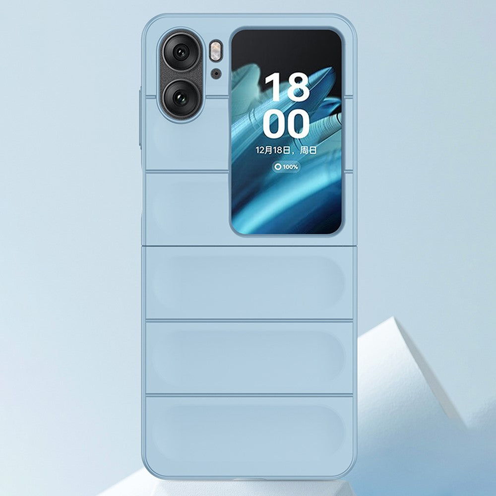 Skin-touch Phone Case for Oppo Find N2 Flip 5G Rugged Hard PC Protective Phone Cover