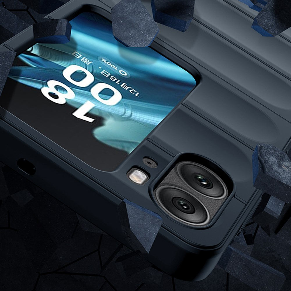 Skin-touch Phone Case for Oppo Find N2 Flip 5G Rugged Hard PC Protective Phone Cover