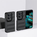 For Oppo Find N2 5G Skin-touch Hard PC Cell Phone Case Rugged Protective Phone Cover