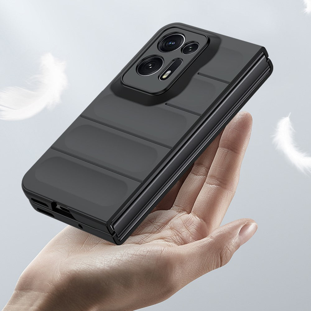 For Oppo Find N2 5G Skin-touch Hard PC Cell Phone Case Rugged Protective Phone Cover