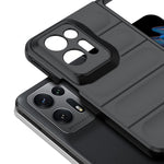 For Oppo Find N2 5G Skin-touch Hard PC Cell Phone Case Rugged Protective Phone Cover