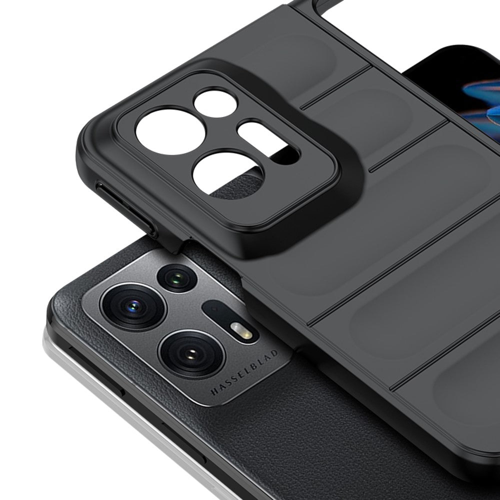 For Oppo Find N2 5G Skin-touch Hard PC Cell Phone Case Rugged Protective Phone Cover