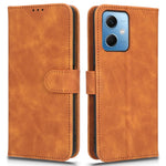 Xiaomi Poco X5 5G / Redmi Note 12 5G (Global) / (Indien) / (Kina) Skin-touch PU-läder Flip-stativ mobilskal Fallsäkert Plånboksfodral