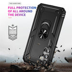 Til Samsung Galaxy A54 5G Stødsikkert Telefoncover Militærkvalitet Telefonbagcover med Ring Kickstand