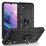 Til Samsung Galaxy A34 5G Ring Holder Kickstand Cover TPU + PC Beskyttende Telefoncover