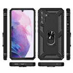 Til Samsung Galaxy A34 5G Ring Holder Kickstand Cover TPU + PC Beskyttende Telefoncover