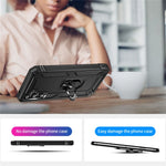 Til Samsung Galaxy A34 5G Ring Holder Kickstand Cover TPU + PC Beskyttende Telefoncover