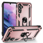 Til Samsung Galaxy A34 5G Ring Holder Kickstand Cover TPU + PC Beskyttende Telefoncover