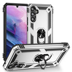 Til Samsung Galaxy A34 5G Ring Holder Kickstand Cover TPU + PC Beskyttende Telefoncover
