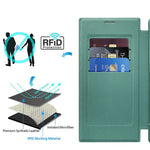Card Holder Phone Case for Samsung Galaxy S23 Ultra Leather+TPU RFID Blocking Magnetic Phone Cover