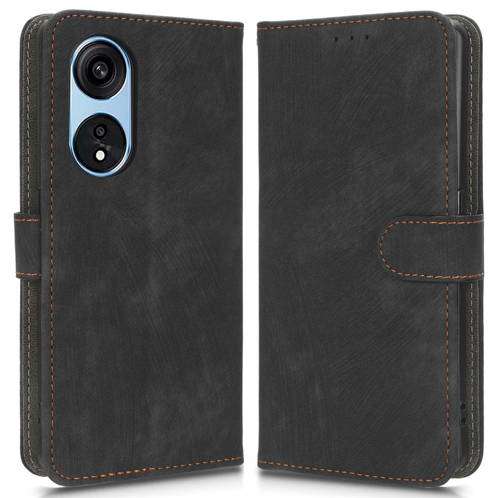 For Oppo Reno8 T 5G / A1 Pro 5G RFID Blocking Wallet Cover Anti-Scratch Stand Leather Phone Case