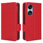 Oppo Reno8 T 5G / A1 Pro 5G mobilskal Plånboksfodral Litchitextur PU-läder mobilskal med dubbla magnetiska spännen